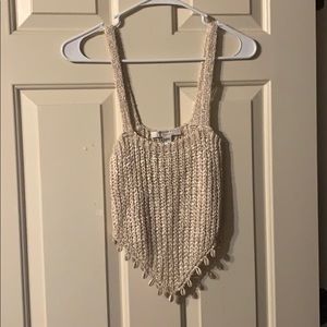 knitted beach top